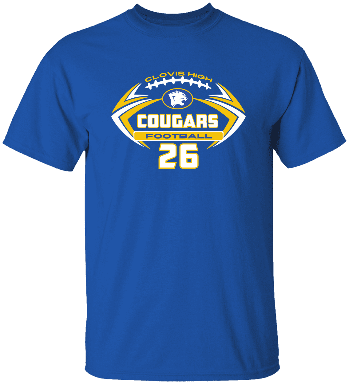 CHS Football TShirt | Custom Design | Personalization Options