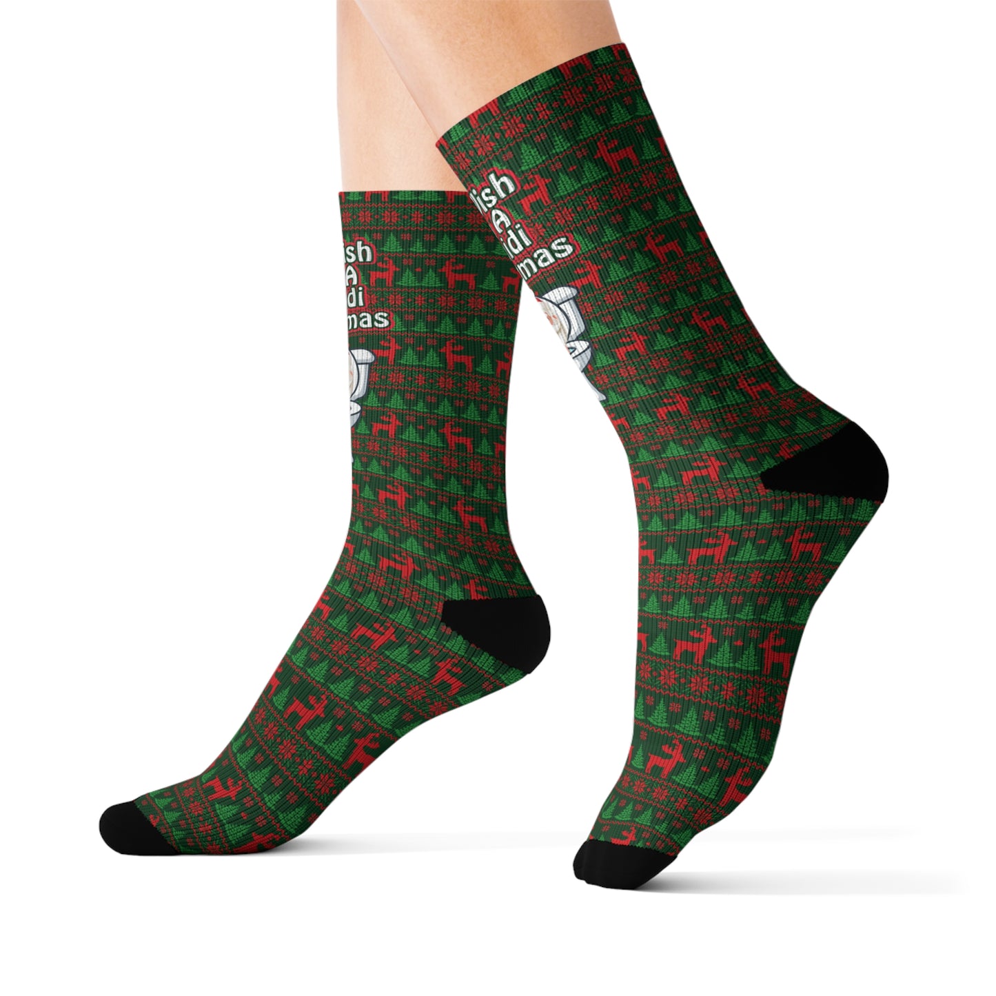 Skibidi Christmas Socks