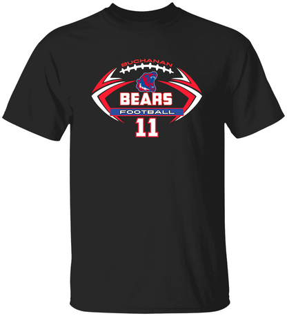 Buchanan Football TShirt | Custom Design | Personalization Options