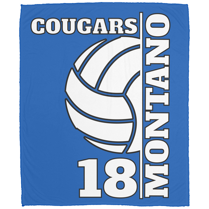 Personalized Custom Sports Fleece Blanket