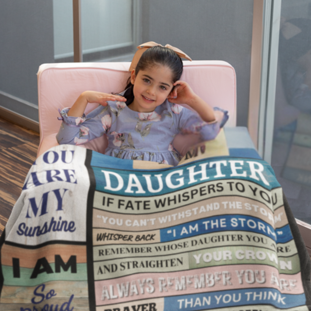 Daughter Blanket | Love, Mom 🎁