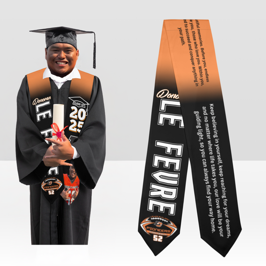 Personalized Graduation Stole