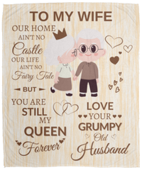 To My Wife | Cozy Plush Fleece Blanket