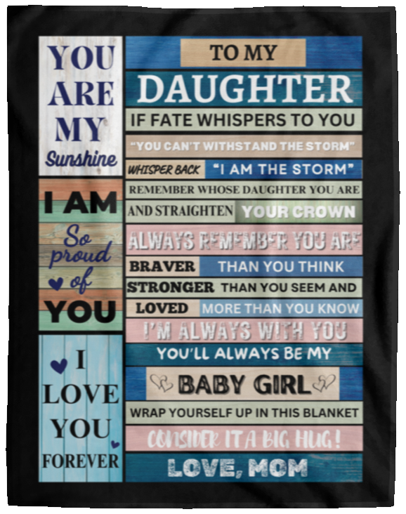 Daughter Blanket | Love, Mom 🎁