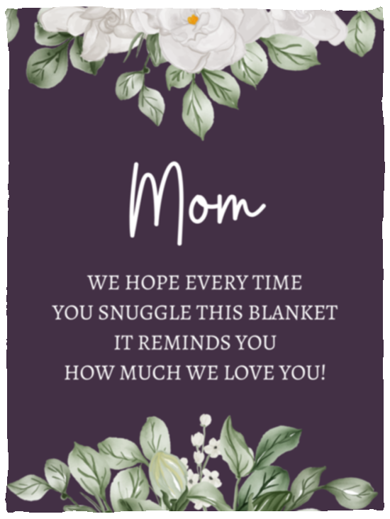 Gifts for Mom | Cozy Plush Fleece Blanket