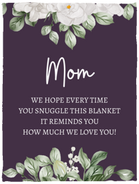 Gifts for Mom | Cozy Plush Fleece Blanket