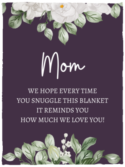 Gifts for Mom | Cozy Plush Fleece Blanket