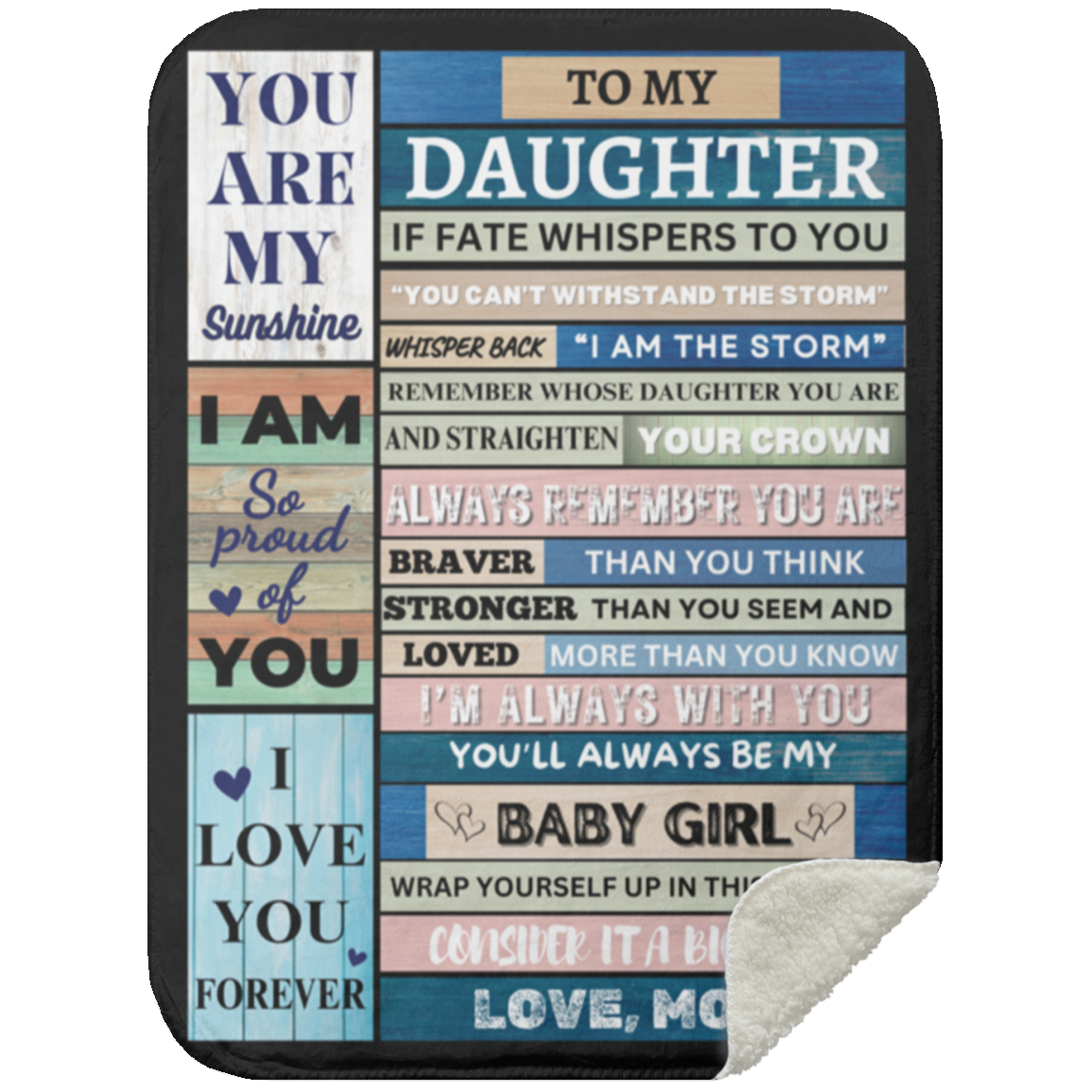 Daughter Blanket | Love, Mom 🎁