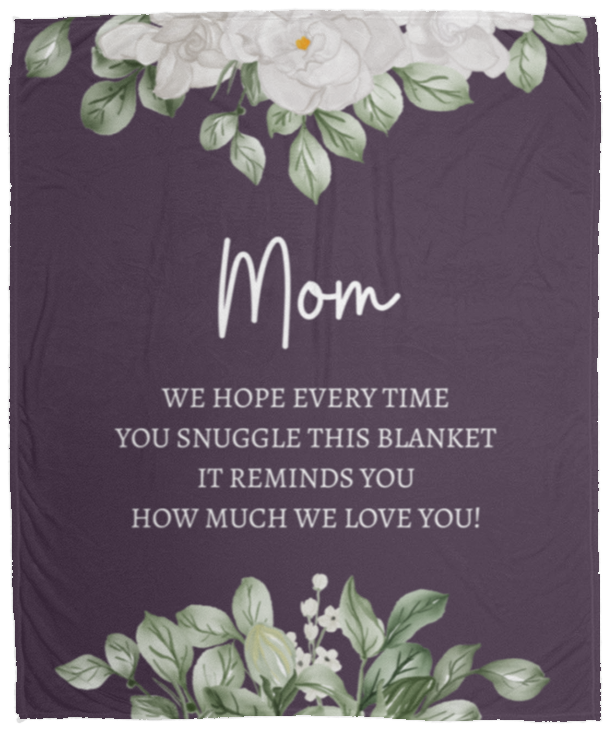 Gifts for Mom | Cozy Plush Fleece Blanket