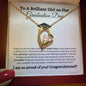 To a Brilliant Girl | Graduation Gift | Forever Love Necklace