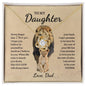 [Almost Sold Out] To My Daughter (Old Lion)| Love Knot Necklace