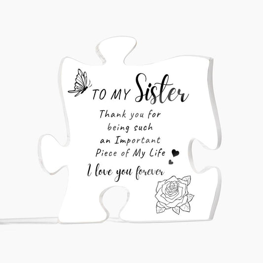 Gifts for Sister | Sister Acrylic Puzzle