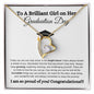 To a Brilliant Girl | Graduation Gift | Forever Love Necklace