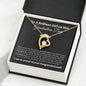 To a Brilliant Girl | Graduation Gift | Forever Love Necklace (BW)