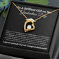 To a Brilliant Girl | Graduation Gift | Forever Love Necklace (BW)