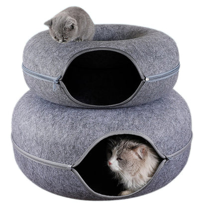 "Donut" Pet Tunnel Bed