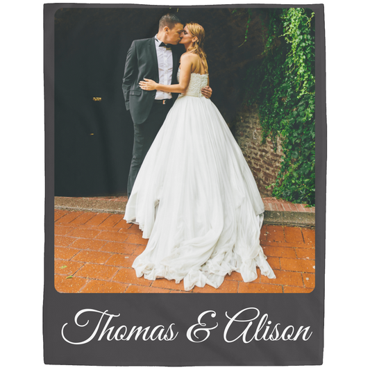 Personalized Wedding Blanket