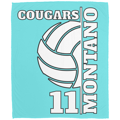Personalized Custom Sports Fleece Blanket