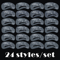 24Pc Eyebrow Stencil