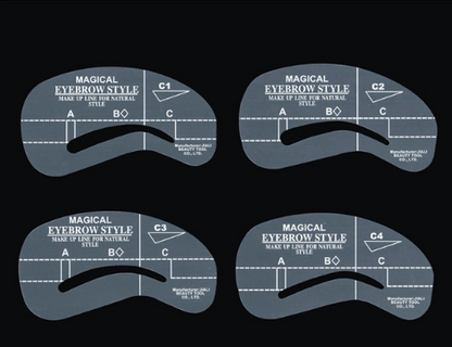 24Pc Eyebrow Stencil