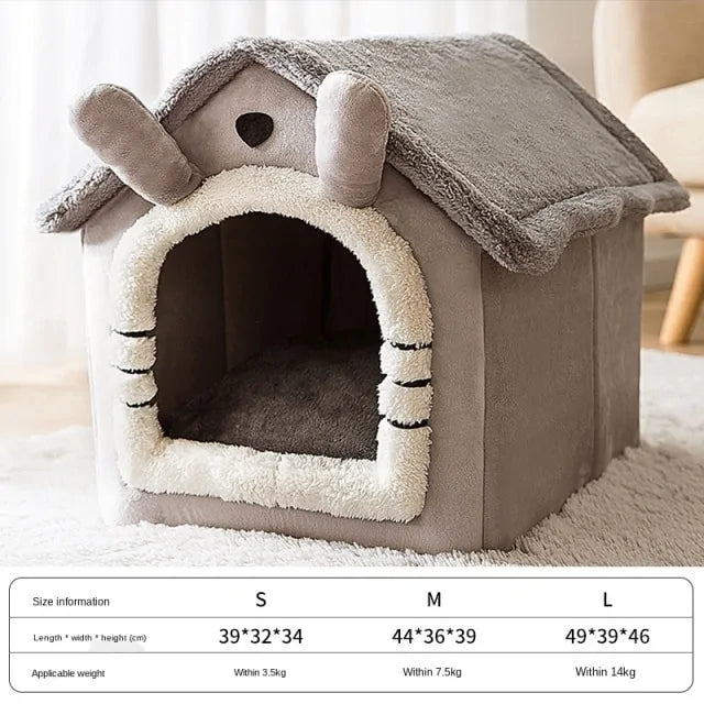 Foldable Deep Sleep Pet Cat/Dog House